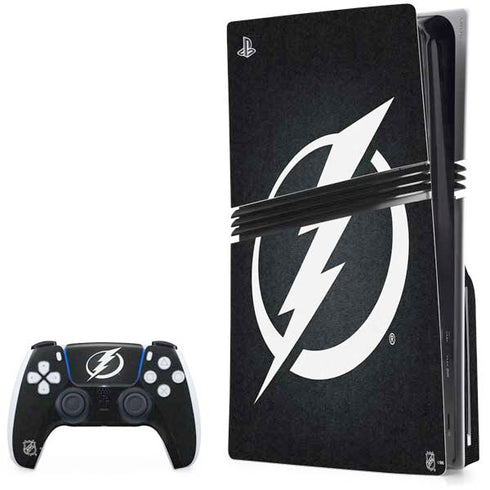 NHL Tampa Bay Lightning Black Background PlayStation PS5 Skins