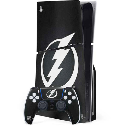 NHL Tampa Bay Lightning Black Background PlayStation PS5 Skins