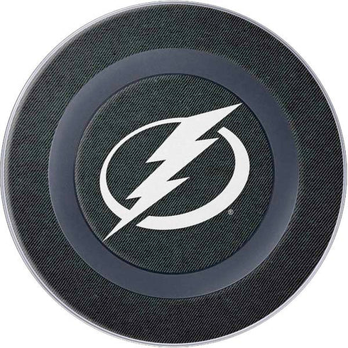 NHL Tampa Bay Lightning Black Background Wireless Charger Skin