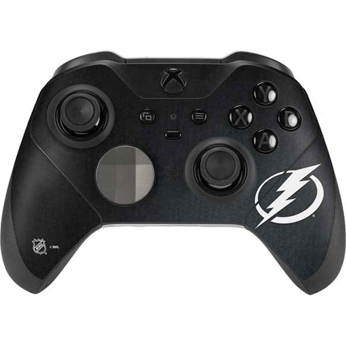 NHL Tampa Bay Lightning Black Background Xbox Elite Wireless Controller Series 2 Skin