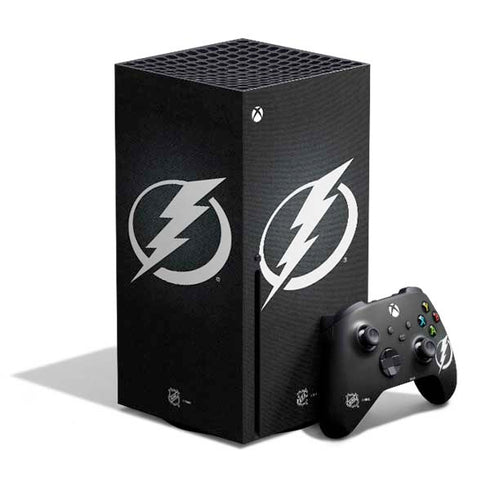 NHL Tampa Bay Lightning Black Background Xbox Series X Skins