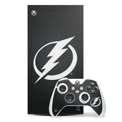 NHL Tampa Bay Lightning Black Background Xbox Series X Skins
