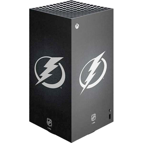 NHL Tampa Bay Lightning Black Background XBox Series X Digital Edition Console Skin