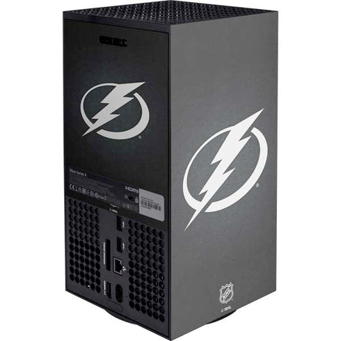 NHL Tampa Bay Lightning Black Background XBox Series X Digital Edition Console Skin