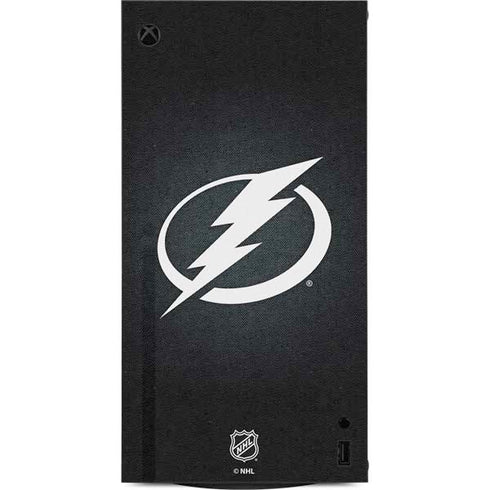 NHL Tampa Bay Lightning Black Background XBox Series X Digital Edition Console Skin