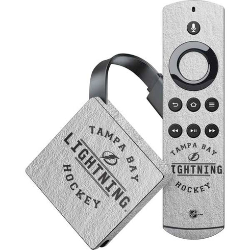 NHL Tampa Bay Lightning Black Text Amazon Fire TV Skin
