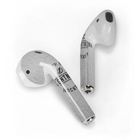 NHL Tampa Bay Lightning Black Text Apple AirPods Skin