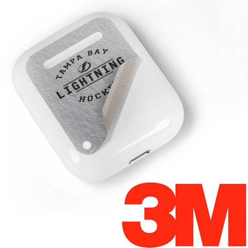 NHL Tampa Bay Lightning Black Text Apple AirPods Skin