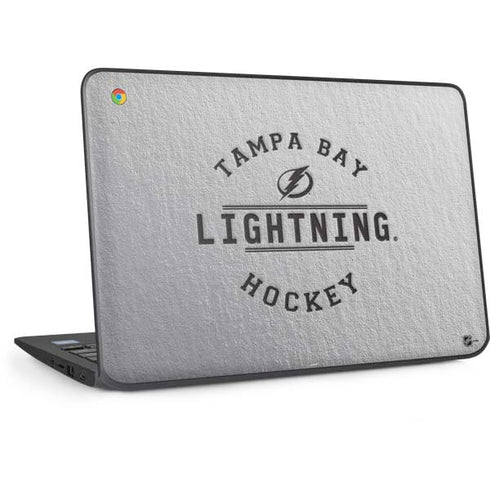 NHL Tampa Bay Lightning Black Text HP Chromebook Skin