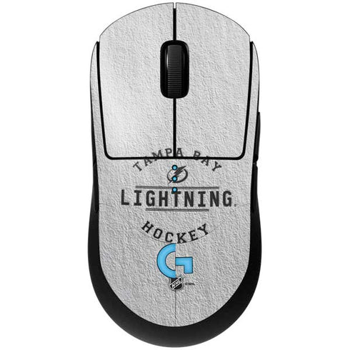NHL Tampa Bay Lightning Black Text G Pro Wireless Gaming Mouse Skin