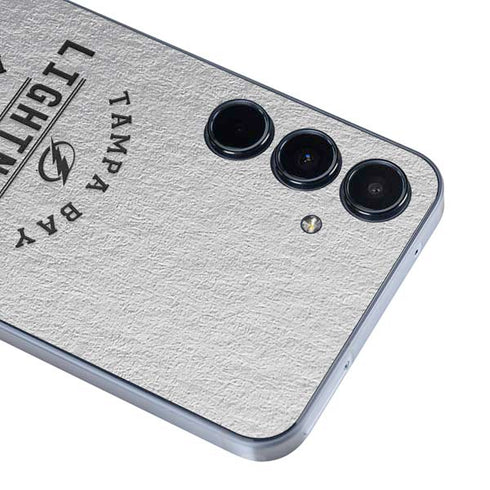 NHL Tampa Bay Lightning Black Text Galaxy A35 5G Skin