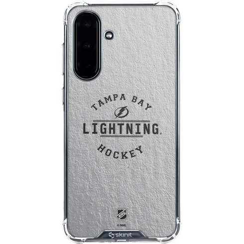 NHL Tampa Bay Lightning Black Text Galaxy A36 5G Clear Case