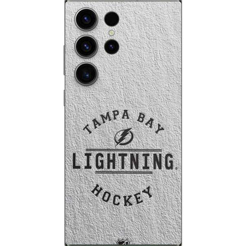 NHL Tampa Bay Lightning Black Text Galaxy S25 Ultra Skin
