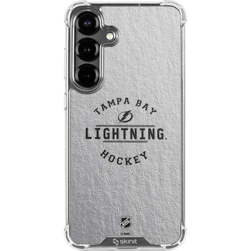 NHL Tampa Bay Lightning Black Text Galaxy S26 Clear Case