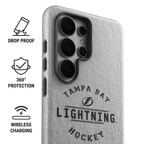 NHL Tampa Bay Lightning Black Text Galaxy S26 Ultra Impact Case