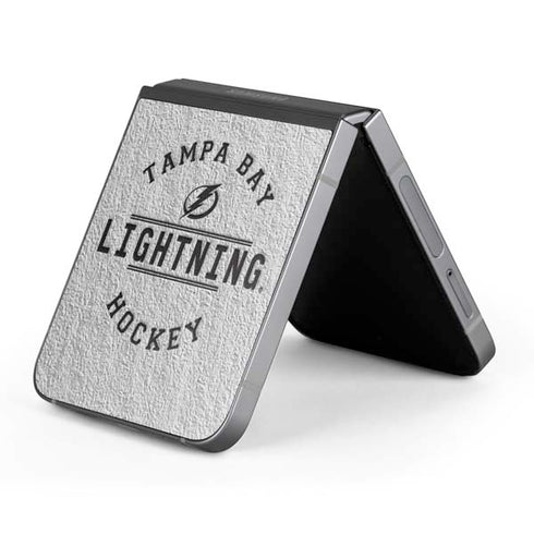 NHL Tampa Bay Lightning Black Text Galaxy Z Flip6 Skin