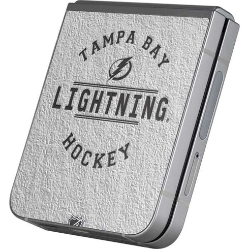 NHL Tampa Bay Lightning Black Text Galaxy Z Flip6 Skin