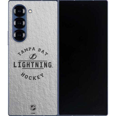 NHL Tampa Bay Lightning Black Text Galaxy Z Fold6 Skin