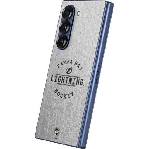 NHL Tampa Bay Lightning Black Text Galaxy Z Fold6 Skin