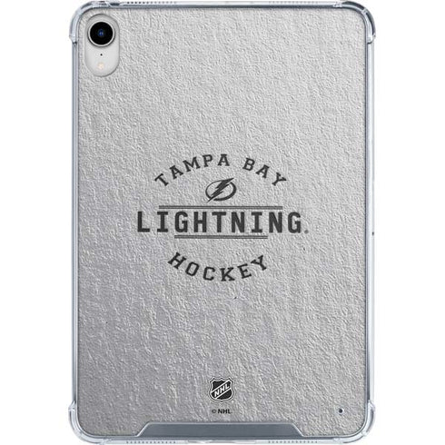 NHL Tampa Bay Lightning Black Text iPad 11th Gen (2025) Clear Case