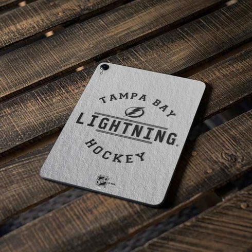 NHL Tampa Bay Lightning Black Text Apple iPad Pro Skin