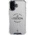 NHL Tampa Bay Lightning Black Text iPhone 16 Plus Clear Case