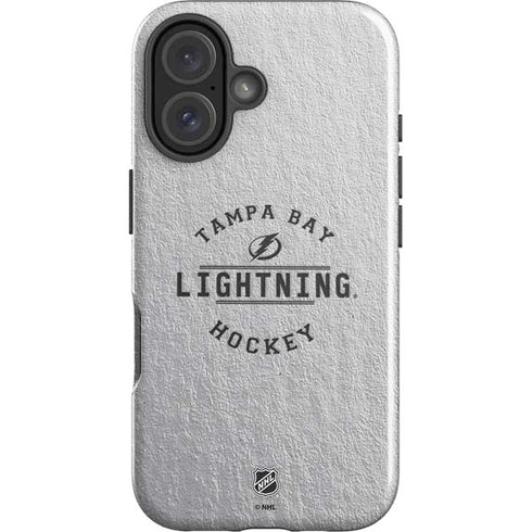 NHL Tampa Bay Lightning Black Text iPhone 16 Plus Impact Case