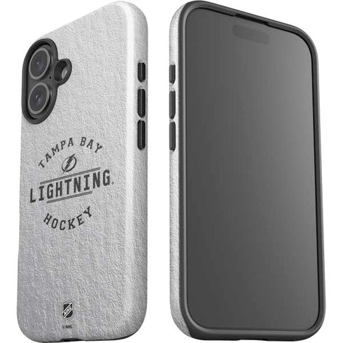 NHL Tampa Bay Lightning Black Text iPhone 16 Plus Impact Case