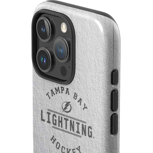 NHL Tampa Bay Lightning Black Text iPhone 16 Pro Impact Case