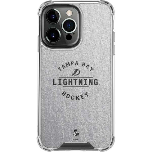 NHL Tampa Bay Lightning Black Text iPhone 16 Pro Max Clear Case