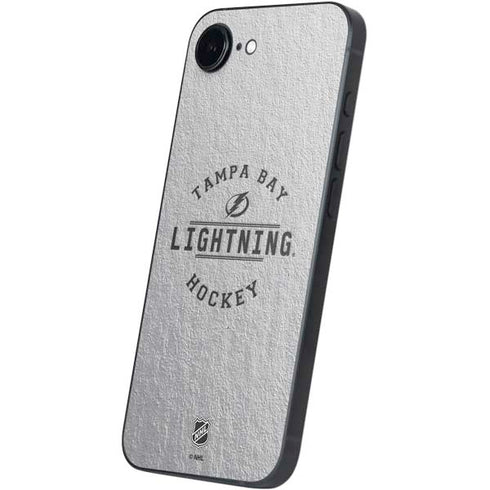 NHL Tampa Bay Lightning Black Text iPhone 16e Skin