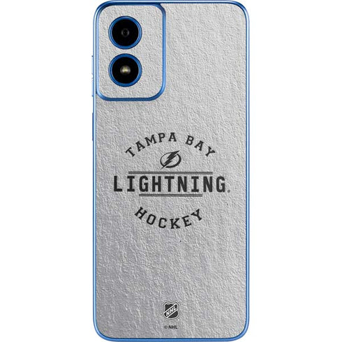 NHL Tampa Bay Lightning Black Text Moto G Play 4G (2024) Skin