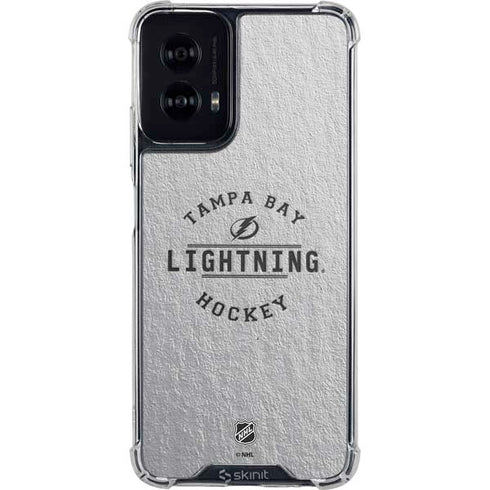 NHL Tampa Bay Lightning Black Text Moto G Power 5G (2024) Clear Case