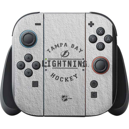NHL Tampa Bay Lightning Black Text Nintendo Switch 2 (2025) with Joy-Con Skin