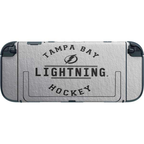 NHL Tampa Bay Lightning Black Text Nintendo Switch 2 (2025) with Joy-Con Skin