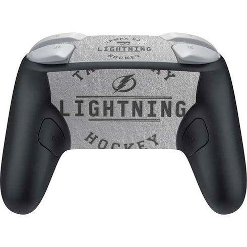 NHL Tampa Bay Lightning Black Text Nintendo Switch 2 (2025) Pro Controller Skin