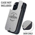 NHL Tampa Bay Lightning Black Text Otterbox Defender iPhone Skin