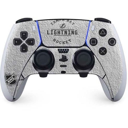 NHL Tampa Bay Lightning Black Text PS5 DualSense Edge Pro Controller Skin