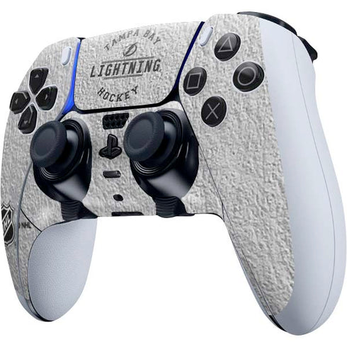 NHL Tampa Bay Lightning Black Text PS5 DualSense Edge Pro Controller Skin