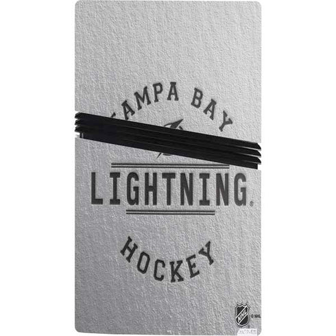 NHL Tampa Bay Lightning Black Text PS5 Pro Bundle Skin