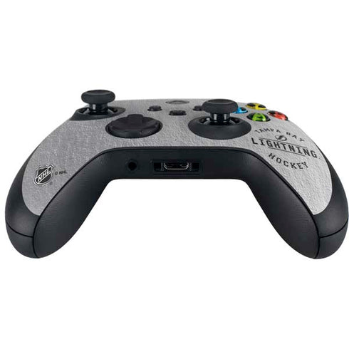 NHL Tampa Bay Lightning Black Text Xbox Series X Controller Skin