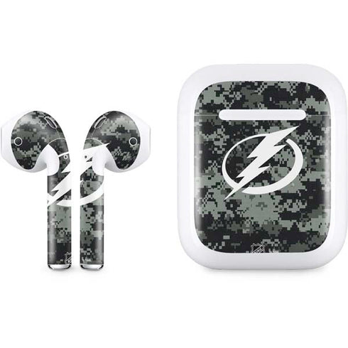 NHL Tampa Bay Lightning Camo Apple AirPods Skin