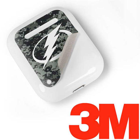 NHL Tampa Bay Lightning Camo Apple AirPods Skin