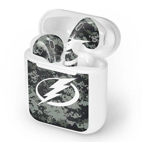 NHL Tampa Bay Lightning Camo Apple AirPods Skin