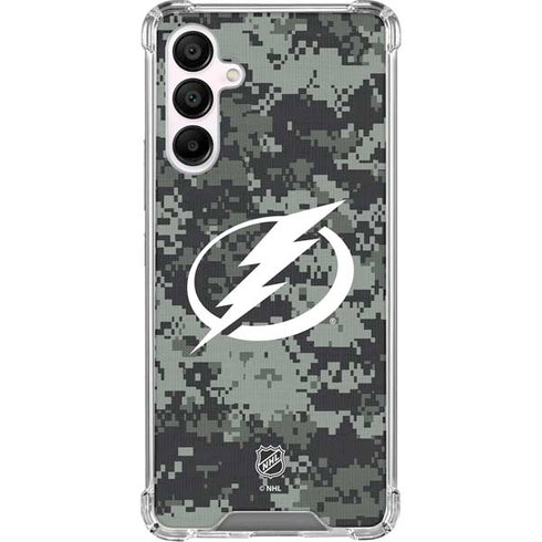 NHL Tampa Bay Lightning Camo Galaxy A16 5G Clear Case