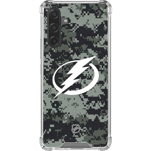 NHL Tampa Bay Lightning Camo Galaxy A17 Clear Case
