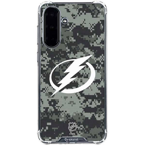 NHL Tampa Bay Lightning Camo Galaxy A36 5G Clear Case