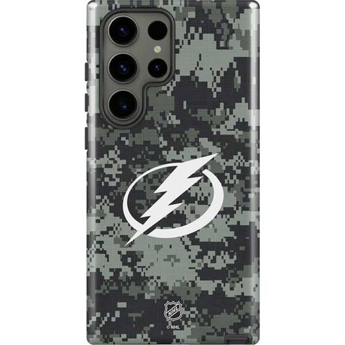 NHL Tampa Bay Lightning Camo Galaxy S23 Ultra Pro Case