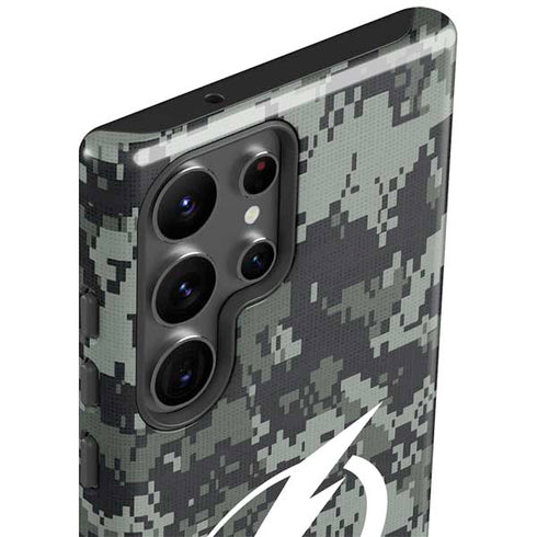 NHL Tampa Bay Lightning Camo Galaxy S23 Ultra Pro Case