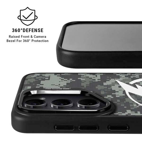 NHL Tampa Bay Lightning Camo Galaxy S24 Kickstand Case